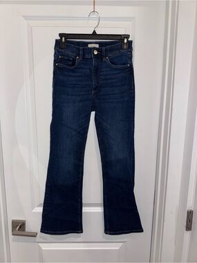 DL1961 Women's Dark Blue Wide Leg Jeans